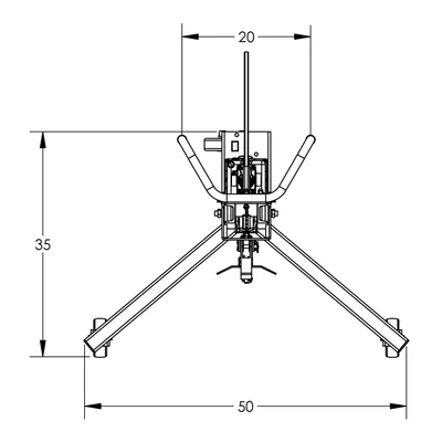 Drum Industrial Lift & Transporter F88575C5, 800 lb. Capacity