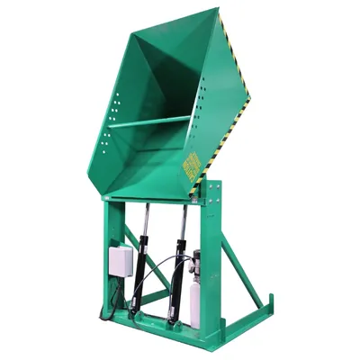 Box Dumper F89015, 2,000 lb. Capacity Front Side View