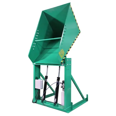 Box Dumper F89021, 2,000 lb. Capacity Front Side View