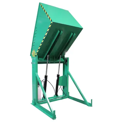 Box Dumper F89021, 2,000 lb. Capacity Rear Side View