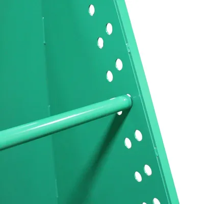 Valley Craft Green Box Dumper, 230V 6,000 lb. 60 Dump Height, 36 x 36 Chute Close Up View