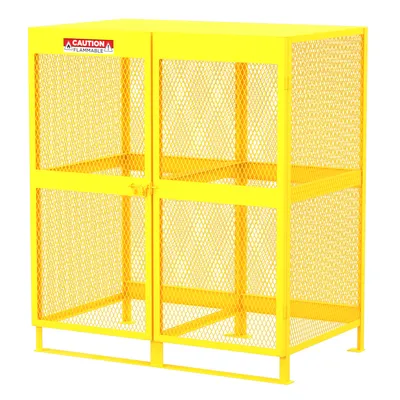 Gas Cylinder Cabinet F89044, 62"x40"x71"