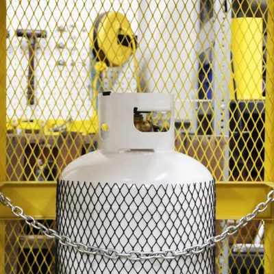 Gas Cylinder Cabinet F89045, 32"x40"x71"
