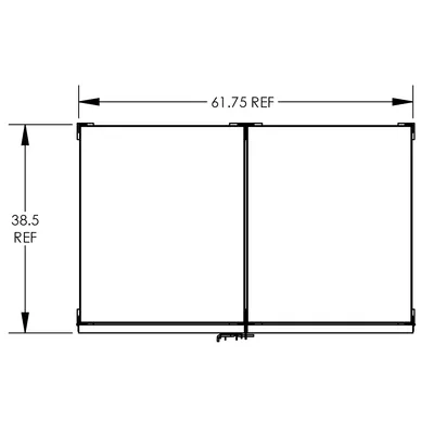 Gas Cylinder Cabinet F89050, 62"x40"x71"