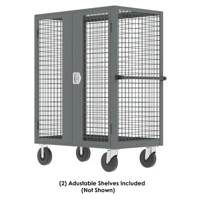 Security Cart F89058VCGY, 2,000 lb. Capacity