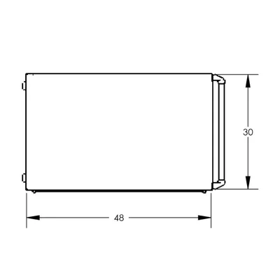 Valley Craft Blue Security Cart (1) Adjustable Shelf 48x30x66 2,000 lbs. BP #2