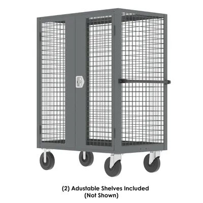 Security Cart F89062VCGY, 2,000 lb. Capacity