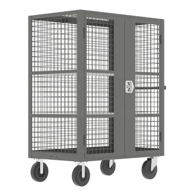 Security Cart F89062VCGY, 2,000 lb. Capacity