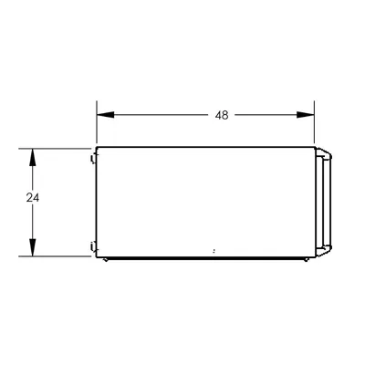 Valley Craft Gray Security Cart (1) Adjustable Shelf 48x24x66 2,000 lbs. BP 2