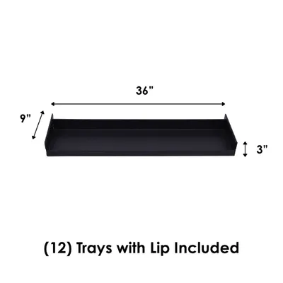 Valley Craft Heavy Duty A-Frame Cart (8) Trays 38x30x63 2,500 lbs. BP