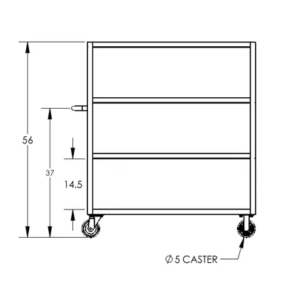 Utility Cart F89167BUPH, 3,600 lb. Capacity