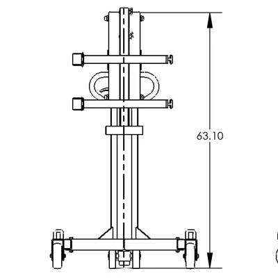 Drum Deluxe Lift & Transporter F89264, 800 lb. Capacity