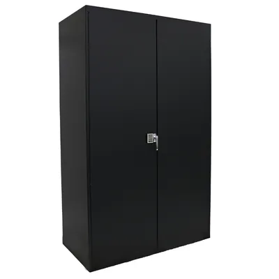 Electronic Locking Cabinet F89356BK, 48"x24"x78"