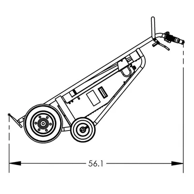 Drum Hand Truck F89484, 800 lb. Capacity BP #3