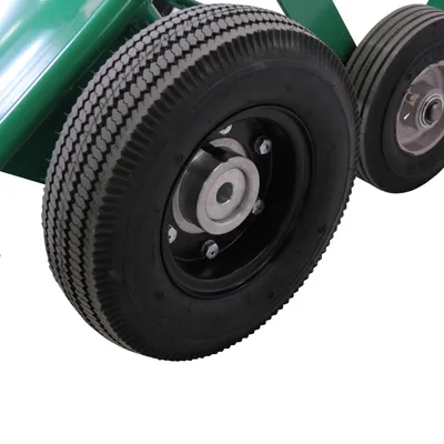 Drum Hand Truck F89484, 800 lb. Capacity Wheel Close Up