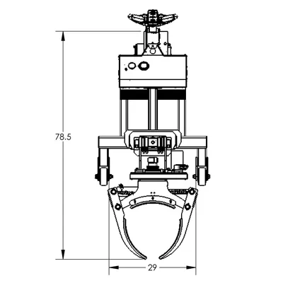 Drum Lift & Rotator Fully Powered F89529, 1,000 lb. Capacity