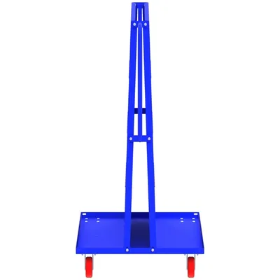 Valley Craft Blue A-Frame Tool Cart 48”x30”x62” Side 3