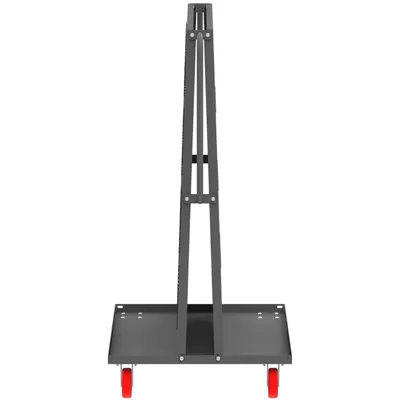 Valley Craft Gray A-Frame Bin & Tool Cart 48”x30”x62” 1,000 lbs. Side 3