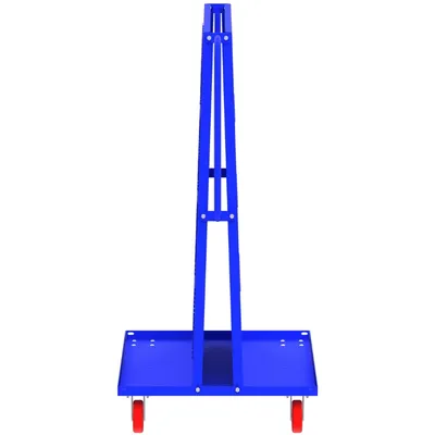 Valley Craft Blue A-Frame Bin & Tool Cart 48”x30”x62” 1,000 lbs. Side 3
