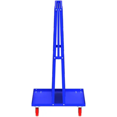 Valley Craft Blue A-Frame Bin Cart 48”x30”x62” 1,000 lbs. Side 3