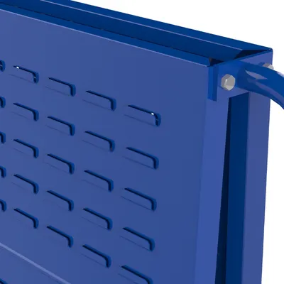 Valley Craft Blue A-Frame Bin Cart 48”x30”x62” 1,000 lbs. Top Corner