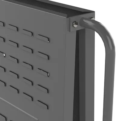 Valley Craft Gray A-Frame Bin & Tool Cart 36”x30”x62” 1,000 lbs. Top Corner 2