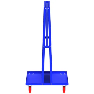Valley Craft Blue A-Frame Bin & Tool Cart 36”x30”x62” 1,000 lbs. Side 3