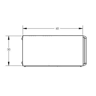 Security Cart F89556VCBL, 2,000 lb. Capacity