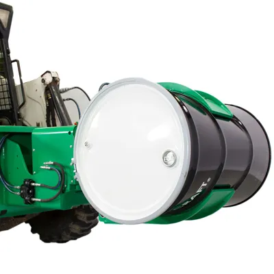 Drum Clamp Skid Steer Attachment F89698, 2,000 lb. Capacity