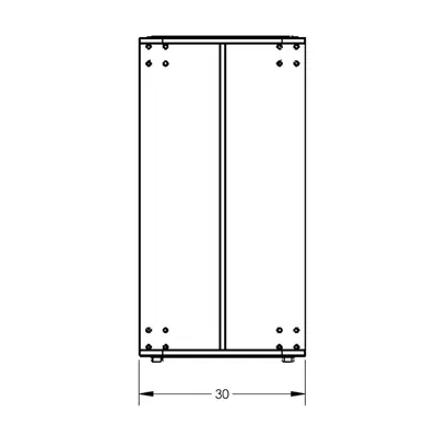 Valley Craft Grey Cage Cart 2-Sided (1) Adjustable Shelf 57x30x68 1,600 lbs. BP 2