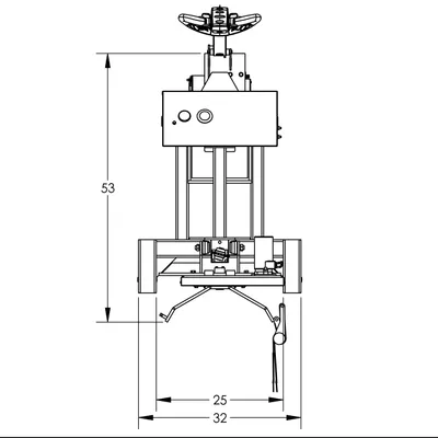 Drum Lift & Rotator Fully Powered F89831A4, 1,000 lb. Capacity