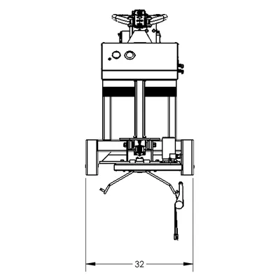 Drum Lift & Rotator Fully Powered F89832A5, 1,000 lb. Capacity