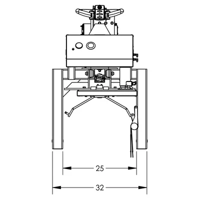 Drum Lift & Rotator Fully Powered F89837A1, 1,000 lb. Capacity
