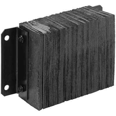 Vestil 1218-6 Laminated Rubber Dock Bumper