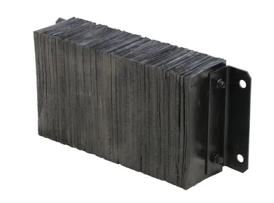 Vestil 1224-6 Laminated Rubber Dock Bumper 2