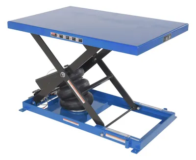 Vestil ABLT-1000 pneumatic lift table shown from an alternate angle