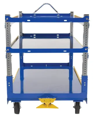 Vestil AEC-3660-3-GFN utility cart shown from an alternate angle