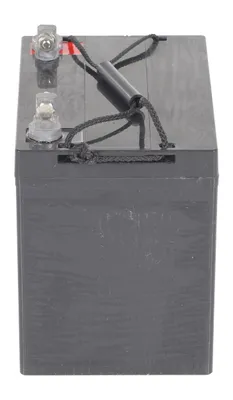 Vestil AGM-UPG-2-12V pallet stacker shown from an alternate angle