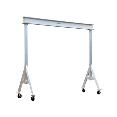 Vestil AHA-6-15-12 Aluminum Adjustable Height Gantry Crane with Phenolic Casters
