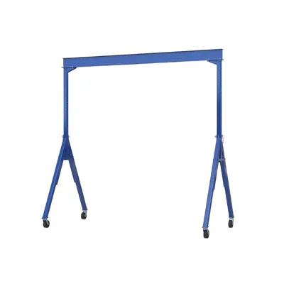 Vestil AHS-6-15-7 Steel Adjustable Height Gantry Crane with Phenolic Casters