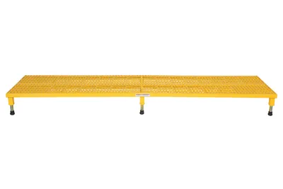 Vestil AHW-L-2496 step stool shown from an alternate angle