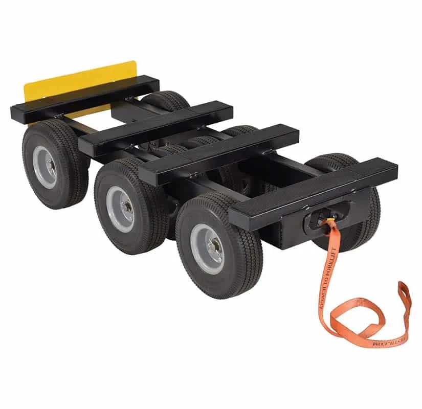 Vestil ALL-T-D8W-1400 all Terrain Eight Wheel Dolly