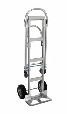 Vestil ALUM-CONV-B hand truck shown from an alternate angle