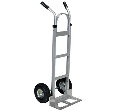Vestil ALUM-H Aluminum Dual Handle Deluxe Hand Truck with Pneumatic Wheels