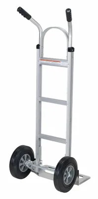 Vestil ALUM-H-HR hand truck shown from an alternate angle