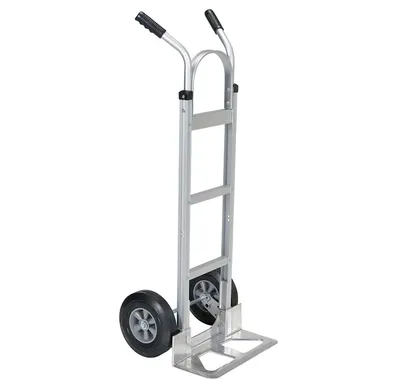 Vestil ALUM-H-HR Aluminum Dual Handle Deluxe Hand Truck with Hard Rubber Wheels