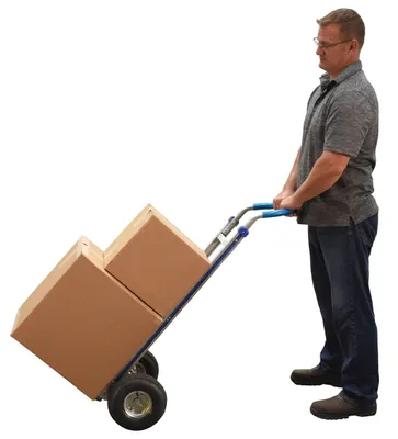 Vestil ALUM-LOOP hand truck shown from an alternate angle