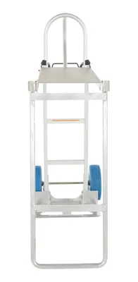 Vestil ALUM-P-TB-UFBL hand truck shown from an alternate angle