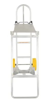 Vestil ALUM-P-TB-UFYL hand truck shown from an alternate angle