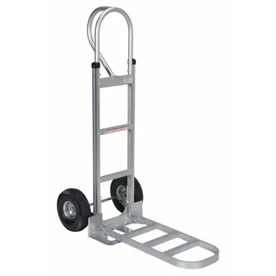 Vestil APHT-500A-HR Aluminum P Handle Truck with Pneumatic Wheels